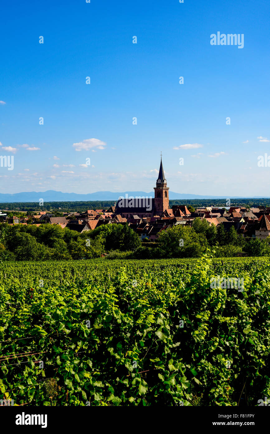 Bergheim, Alsace, France Stock Photo
