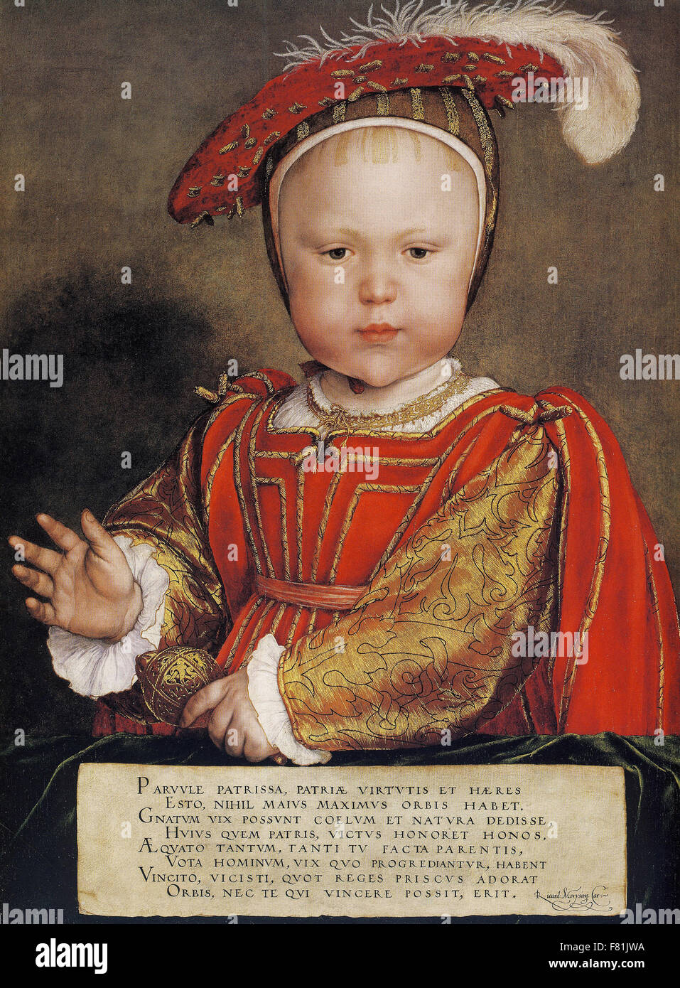 Hans Holbein the Younger - Edward VI as a Child Stock Photo