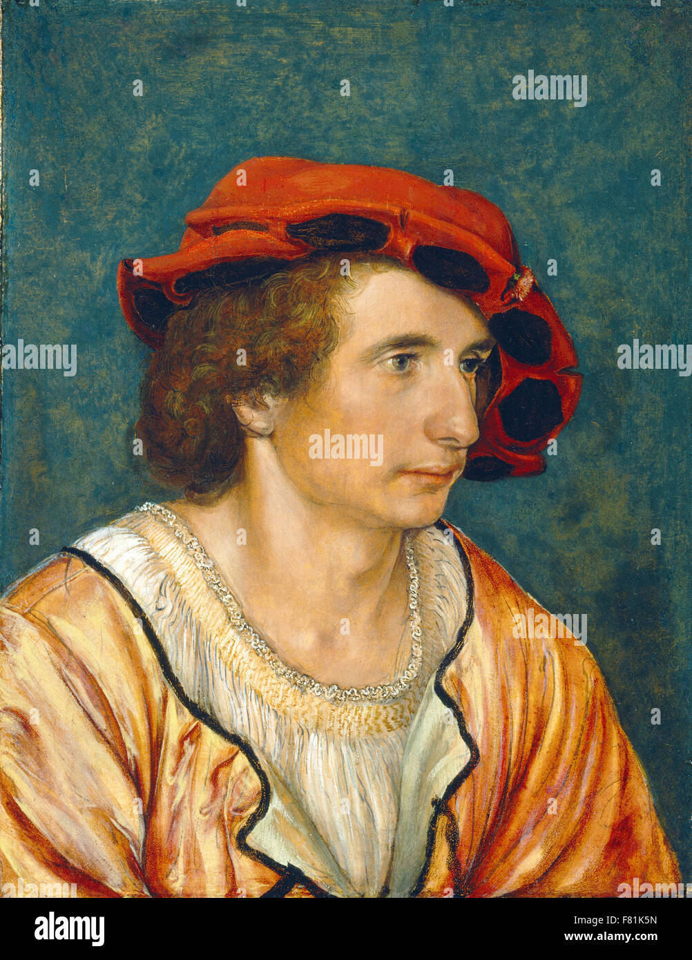 Hans Holbein the Younger - Portrait of a Young Man Stock Photo