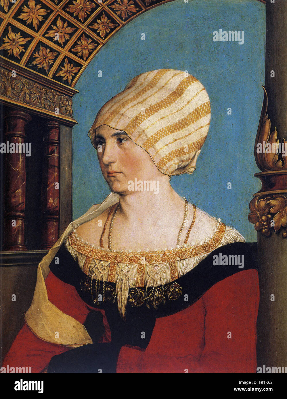 Hans Holbein the Younger - Dorothea Kannengiesser Stock Photo