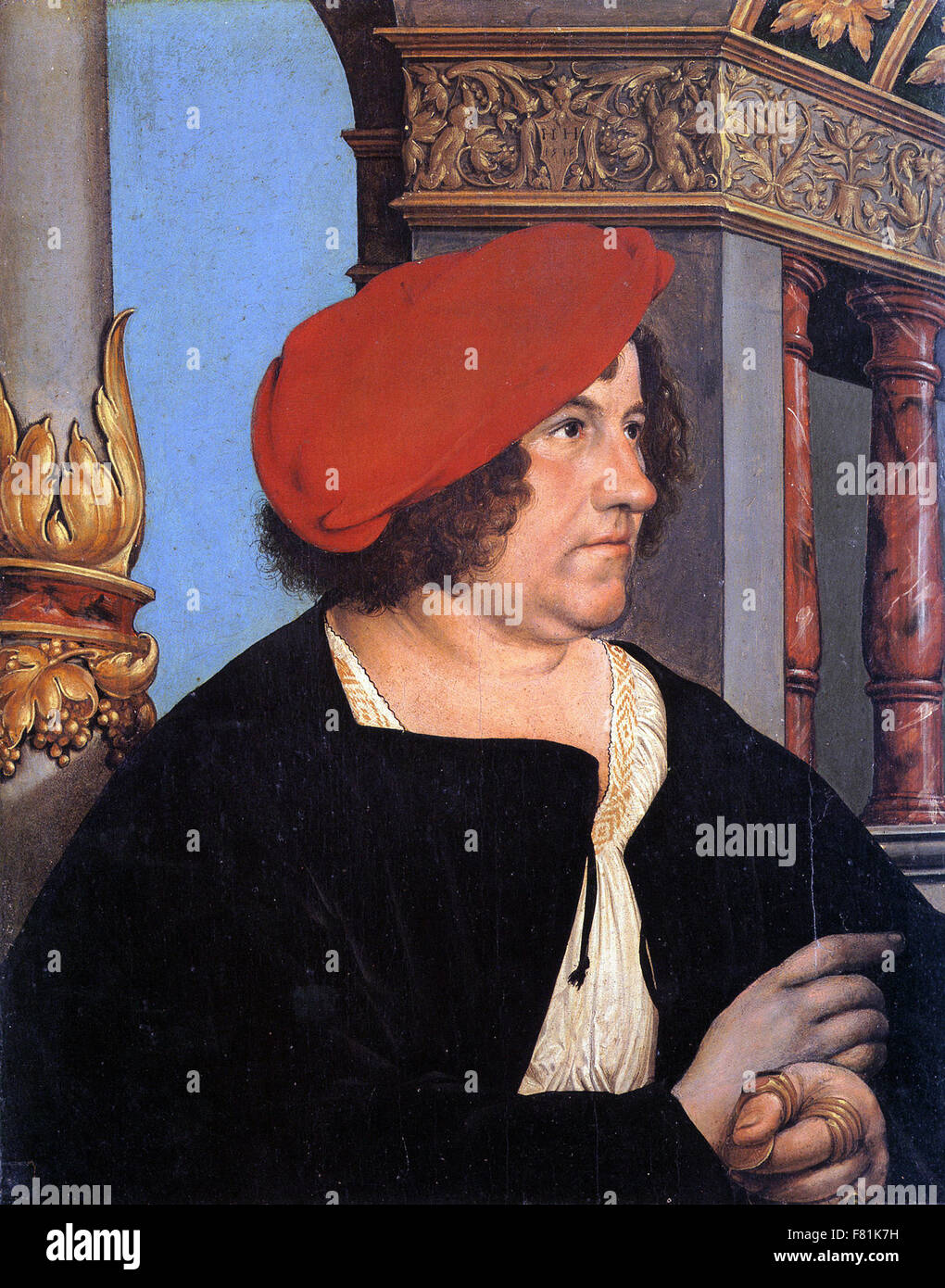 Hans Holbein the Younger - Portrait of Jakob Meyer zum Hasen Stock Photo