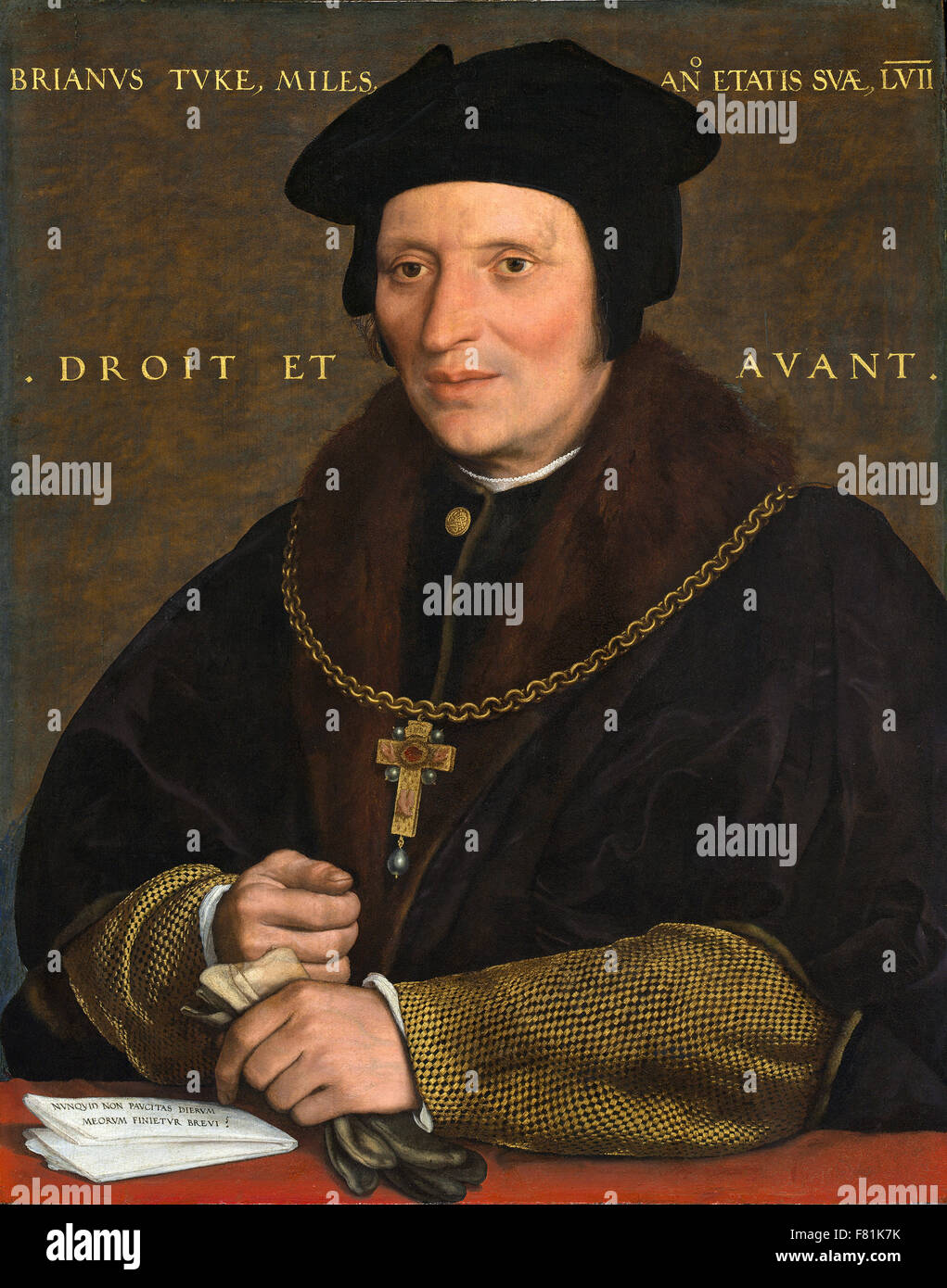 Hans Holbein the Younger - Sir Brian Tuke Stock Photo