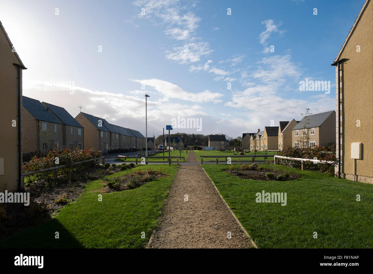 New housing development by Bloor Homes on the outskirts of Cotswold