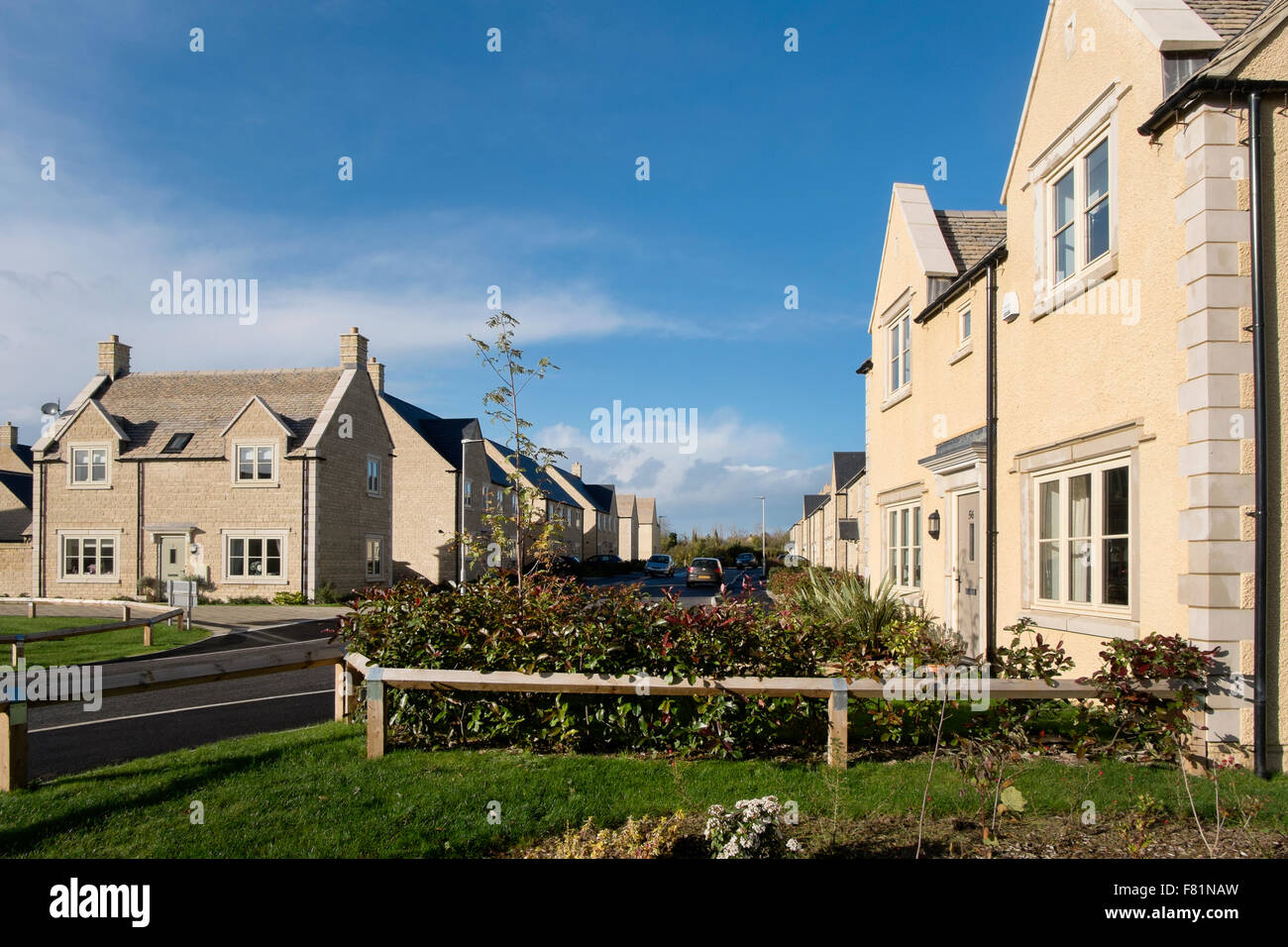 New housing development by Bloor Homes on the outskirts of Cotswold