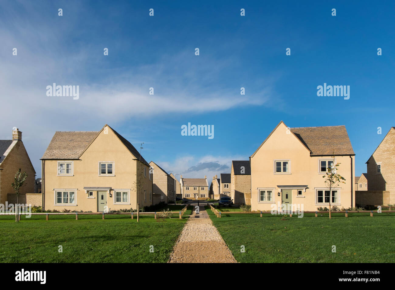 New housing development by Bloor Homes on the outskirts of Cotswold