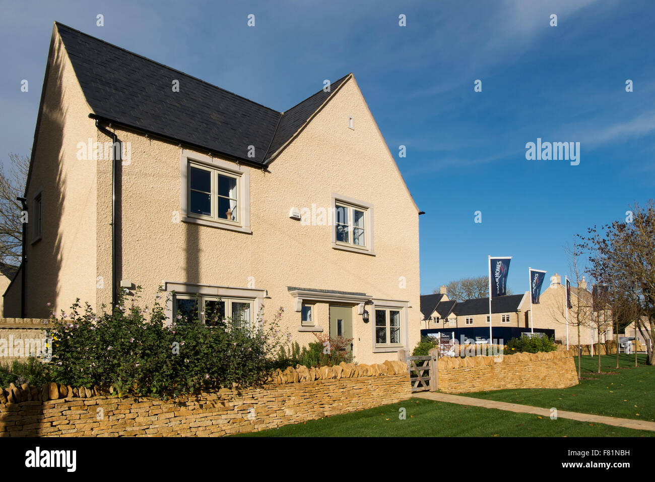 New housing development by Bloor Homes on the outskirts of Cotswold