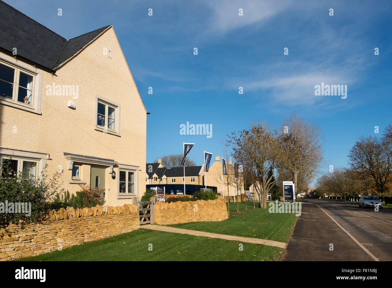 New housing development by Bloor Homes on the outskirts of Cotswold