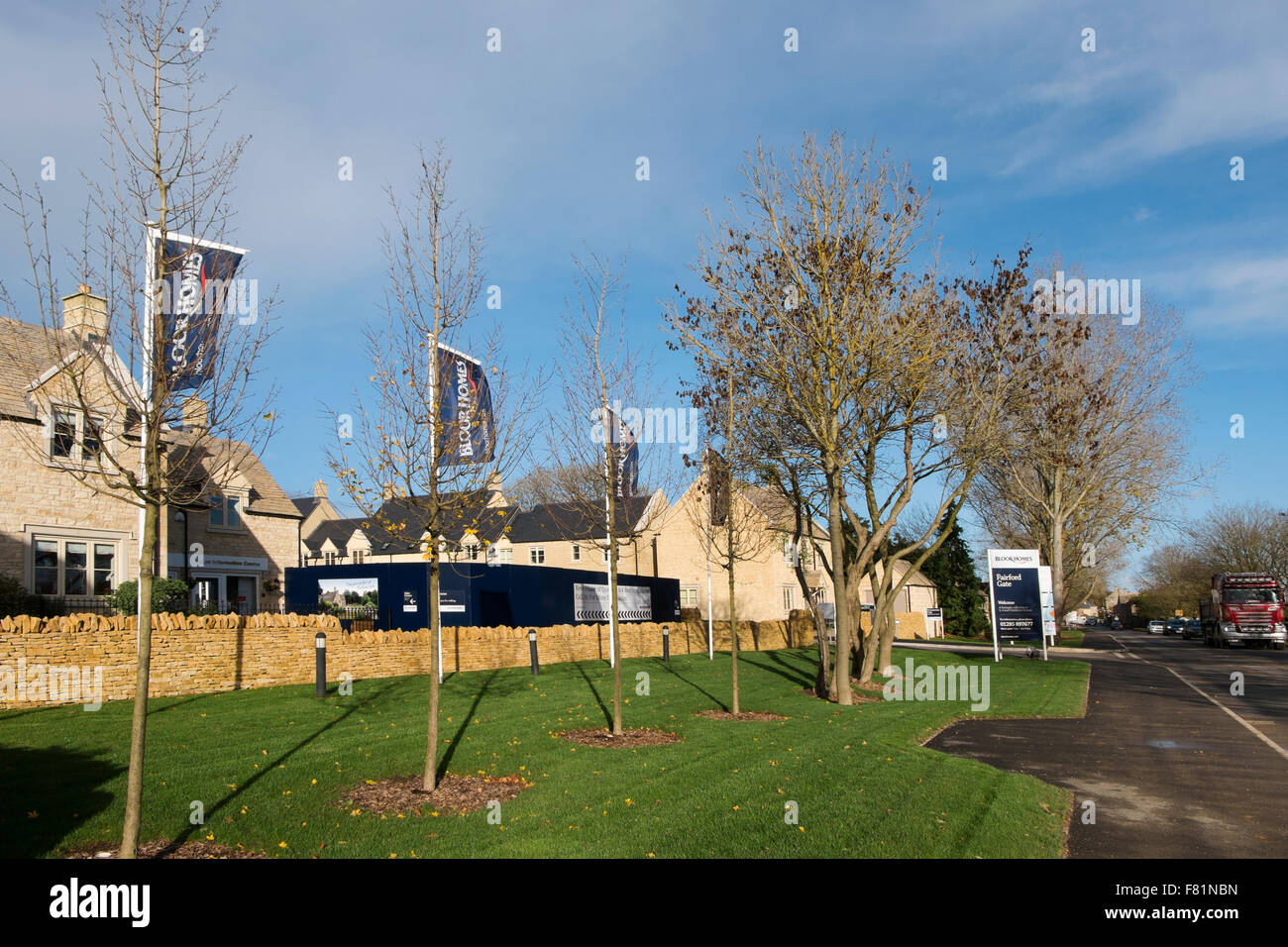 New housing development by Bloor Homes on the outskirts of Cotswold