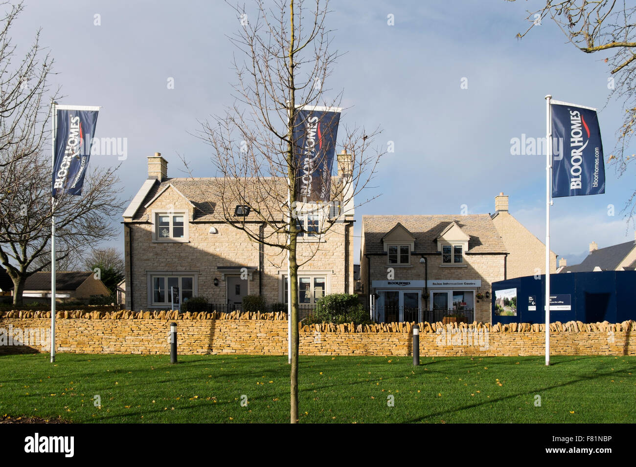 New housing development by Bloor Homes on the outskirts of Cotswold
