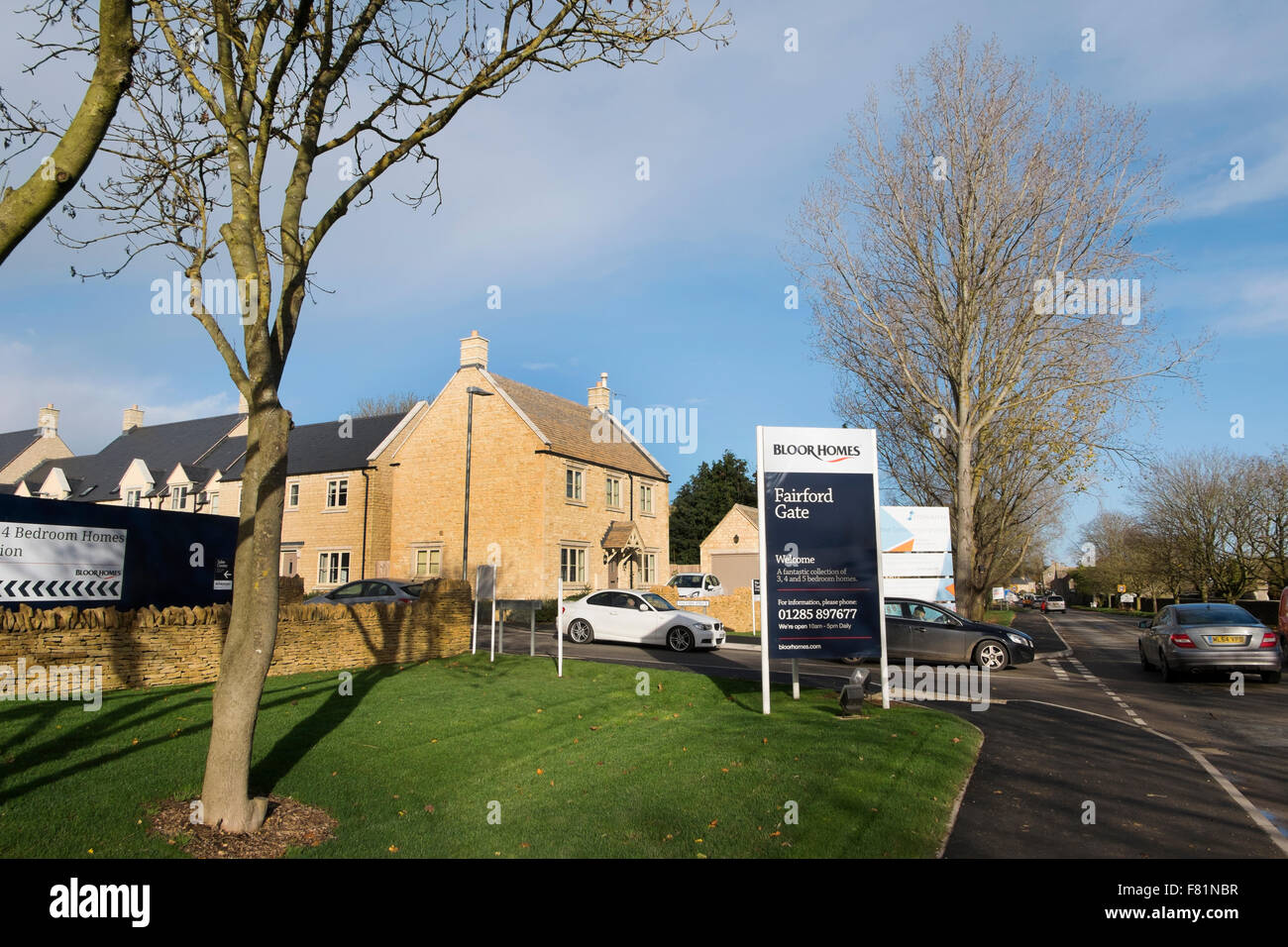 New housing development by Bloor Homes on the outskirts of Cotswold