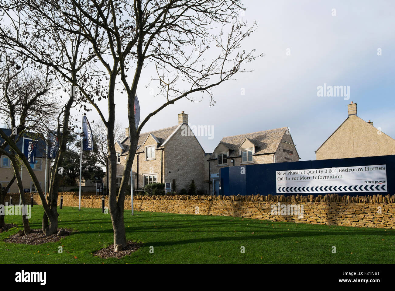 New housing development by Bloor Homes on the outskirts of Cotswold