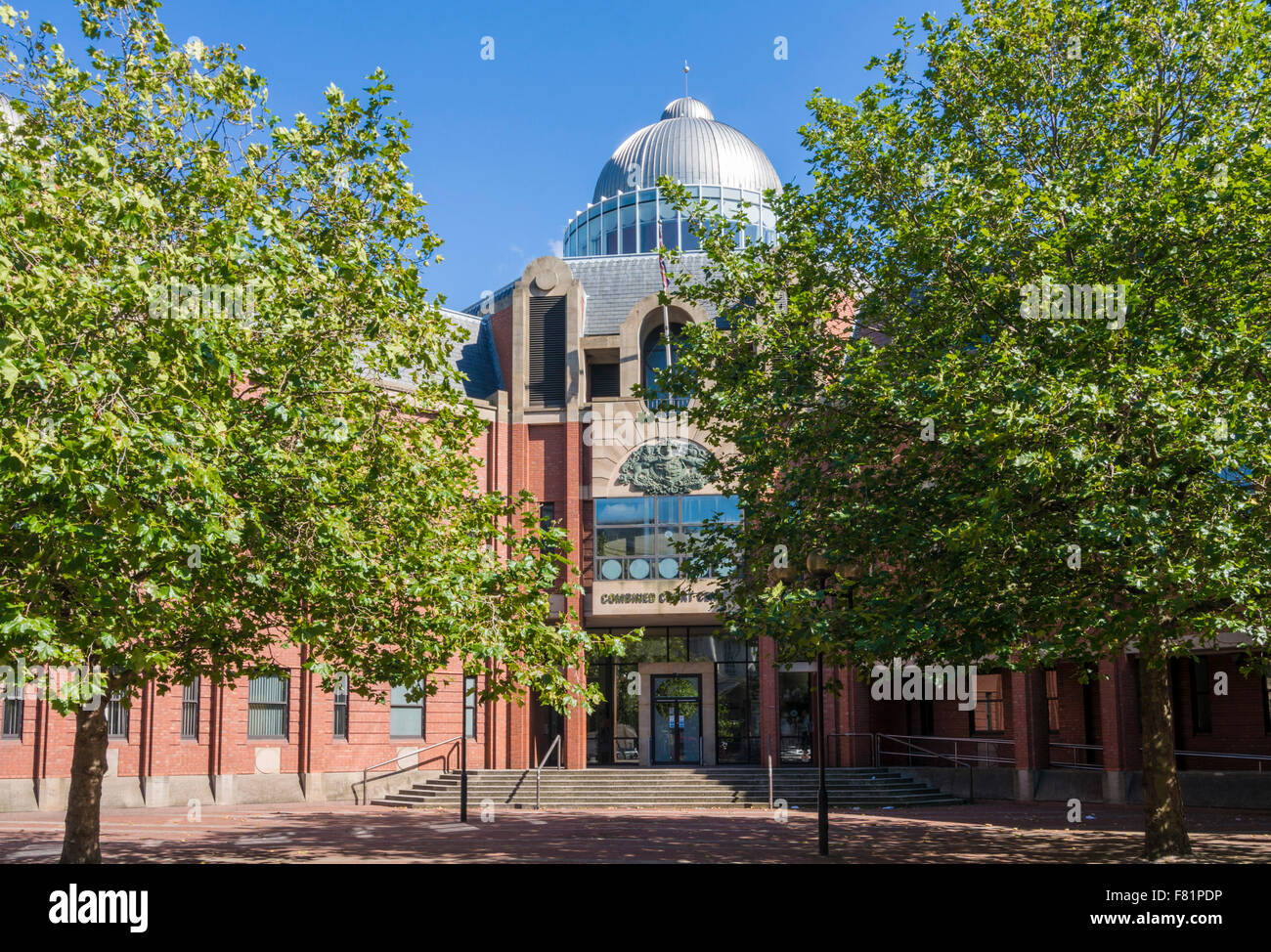 Main entrance of the Combined Court Centre building Hull Lowgate