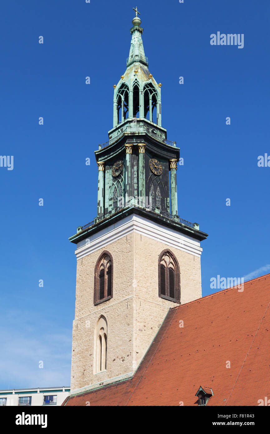 Marienkirche bell tower in Berlin, Germany Stock Photo - Alamy