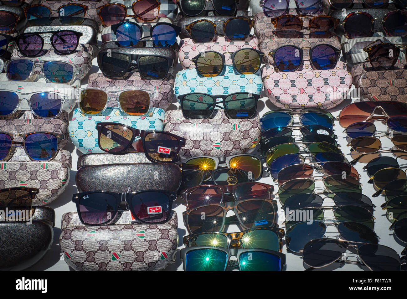 Counterfeit sunglasses hi-res stock photography and images - Alamy