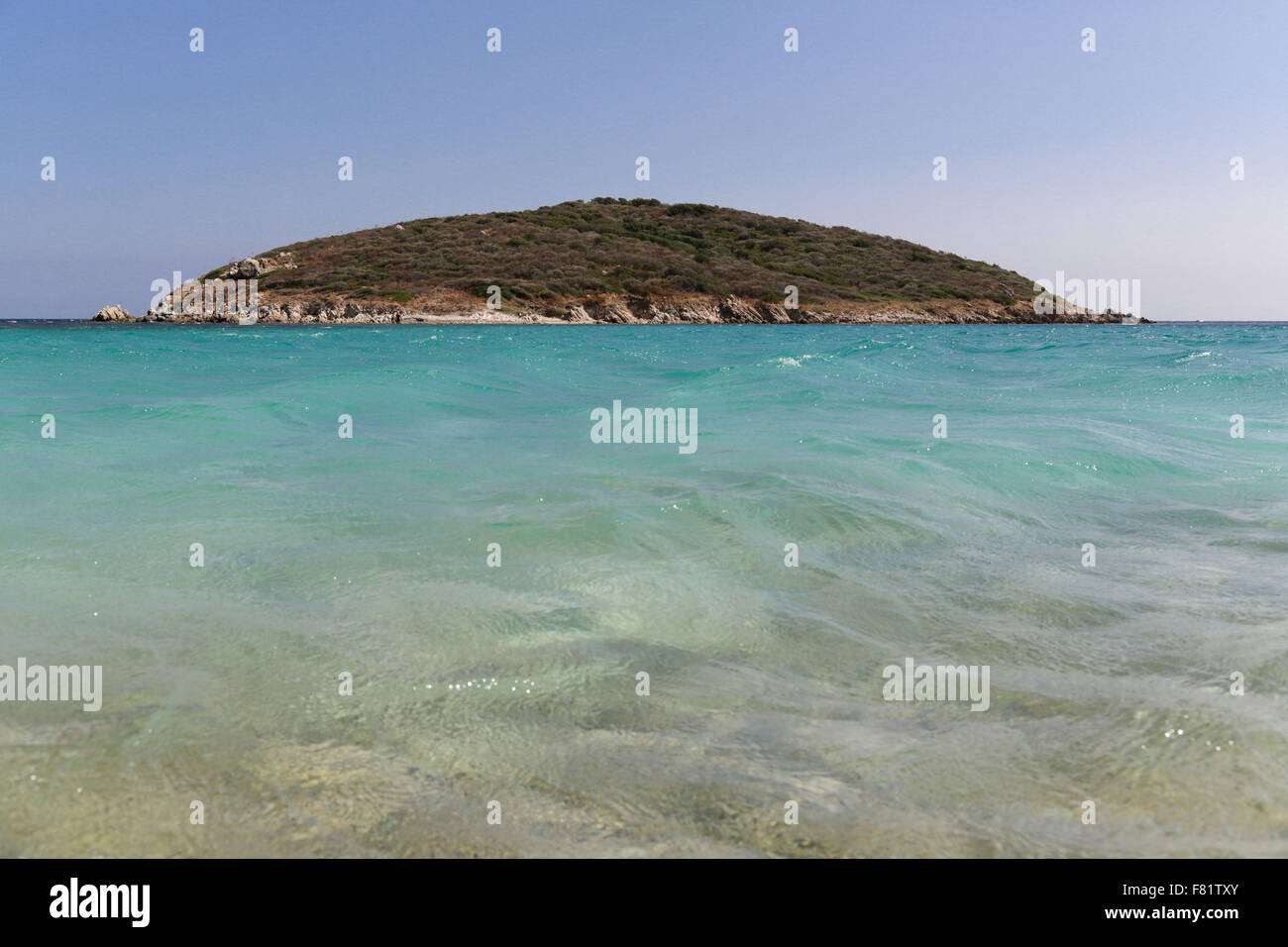 View Of The Wonderful Beach Of Spiaggia Di Tuerredda