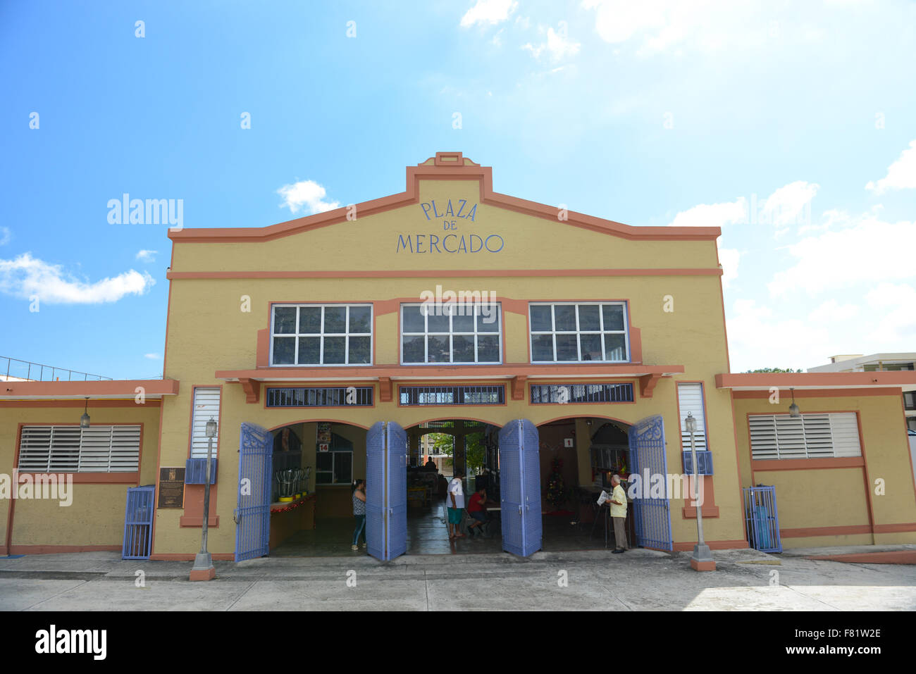 Plaza de Mercado (local market) at the town of Yauco, Puerto Rico. USA
