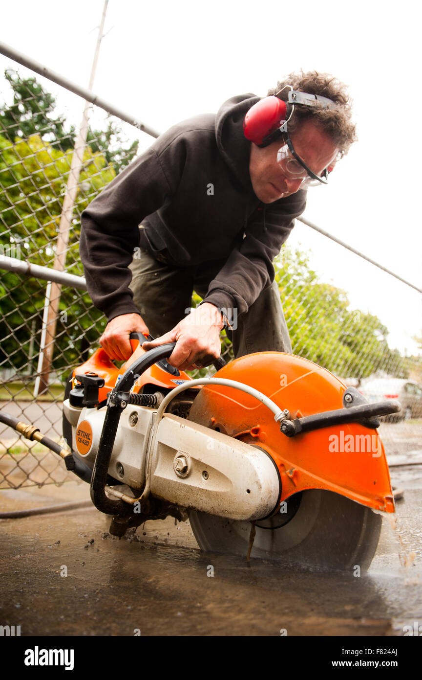 The Portland Oregon group Depave removes impermeable asphalt and ...