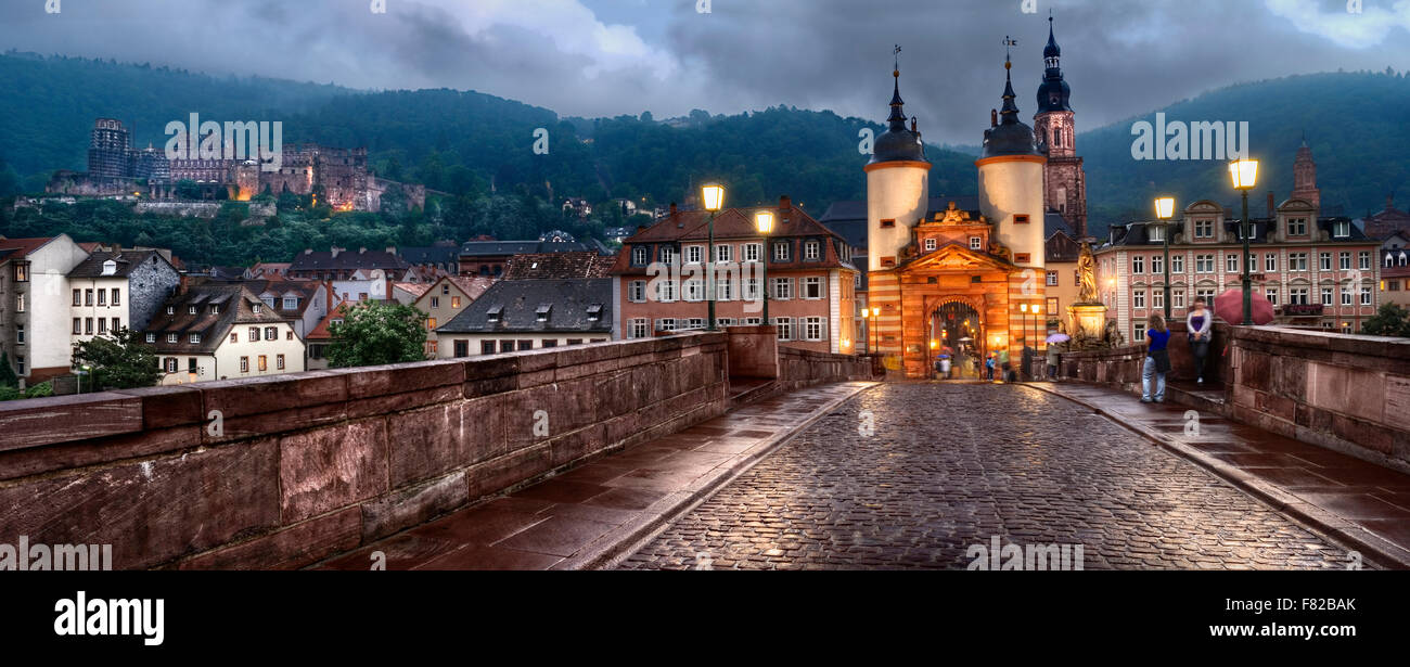 Alte Brucke (Old Bridge), Heidelberg, Germany Stock Photo - Alamy