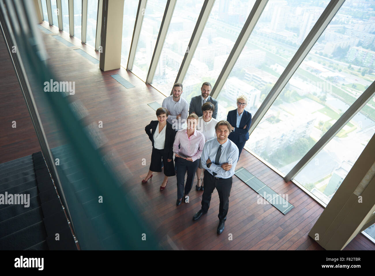 diverse business people group standing together as team in modern ...