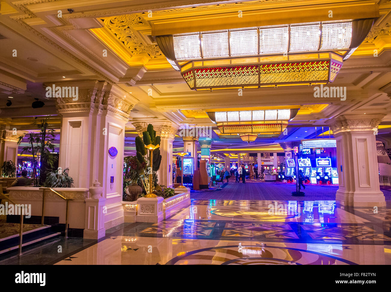 Interior of Mandalay Bay Resort, Hotel and Casino Editorial
