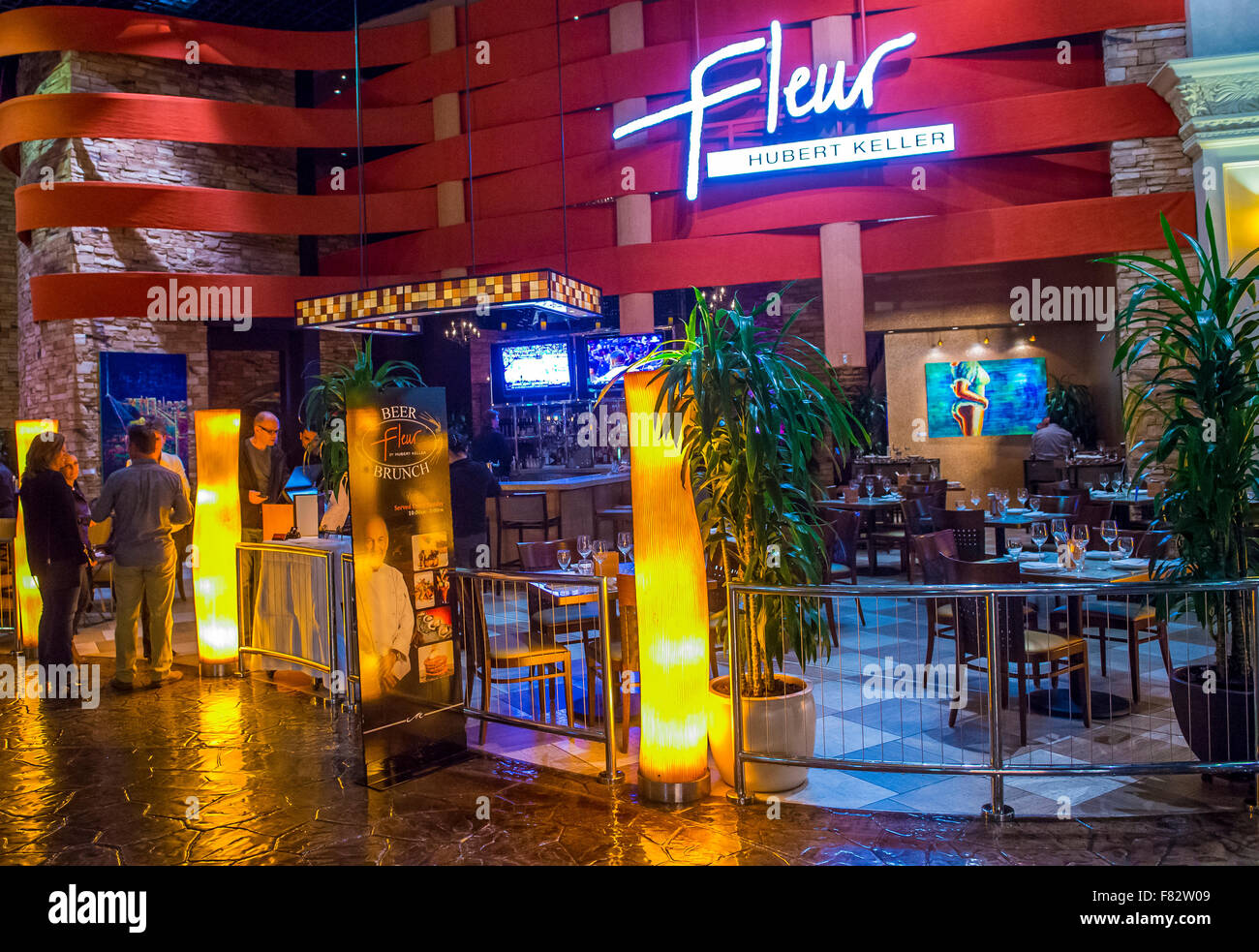 The Fleur by Hubert Keller restaurant in Mandalay Bay hotel in Las Vegas Stock Photo Alamy