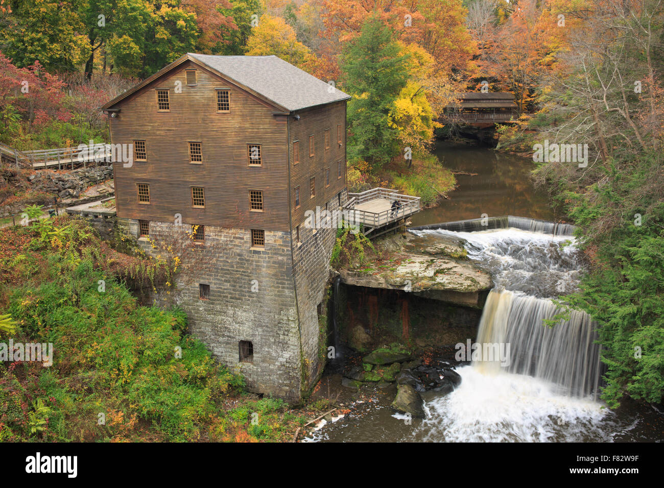 Lanternman's Mill in Youngstown, Ohio Stock Photo Alamy