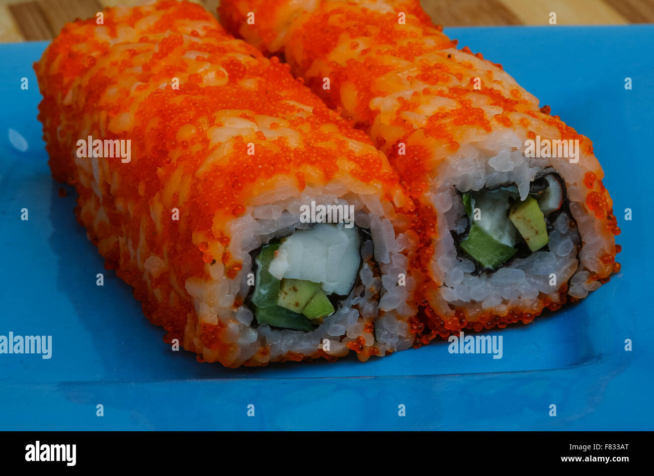 California roll japan cousine with crab meat Stock Photo Alamy