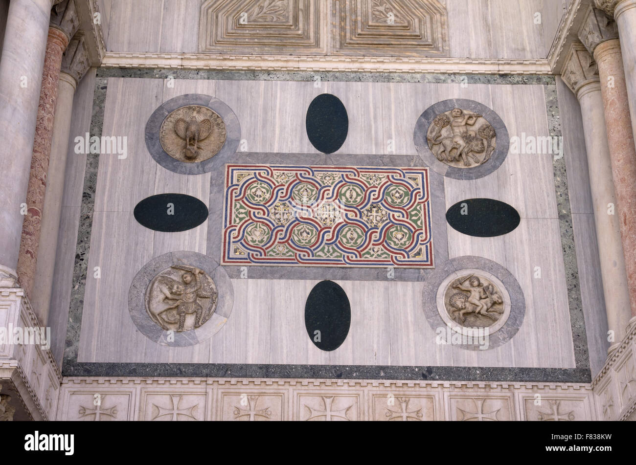 Mosaics Saint Mark's Basilica Stock Photo