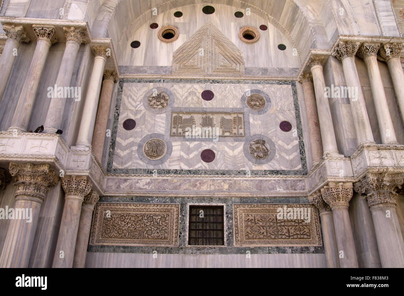 Mosaics Saint Mark's Basilica Stock Photo