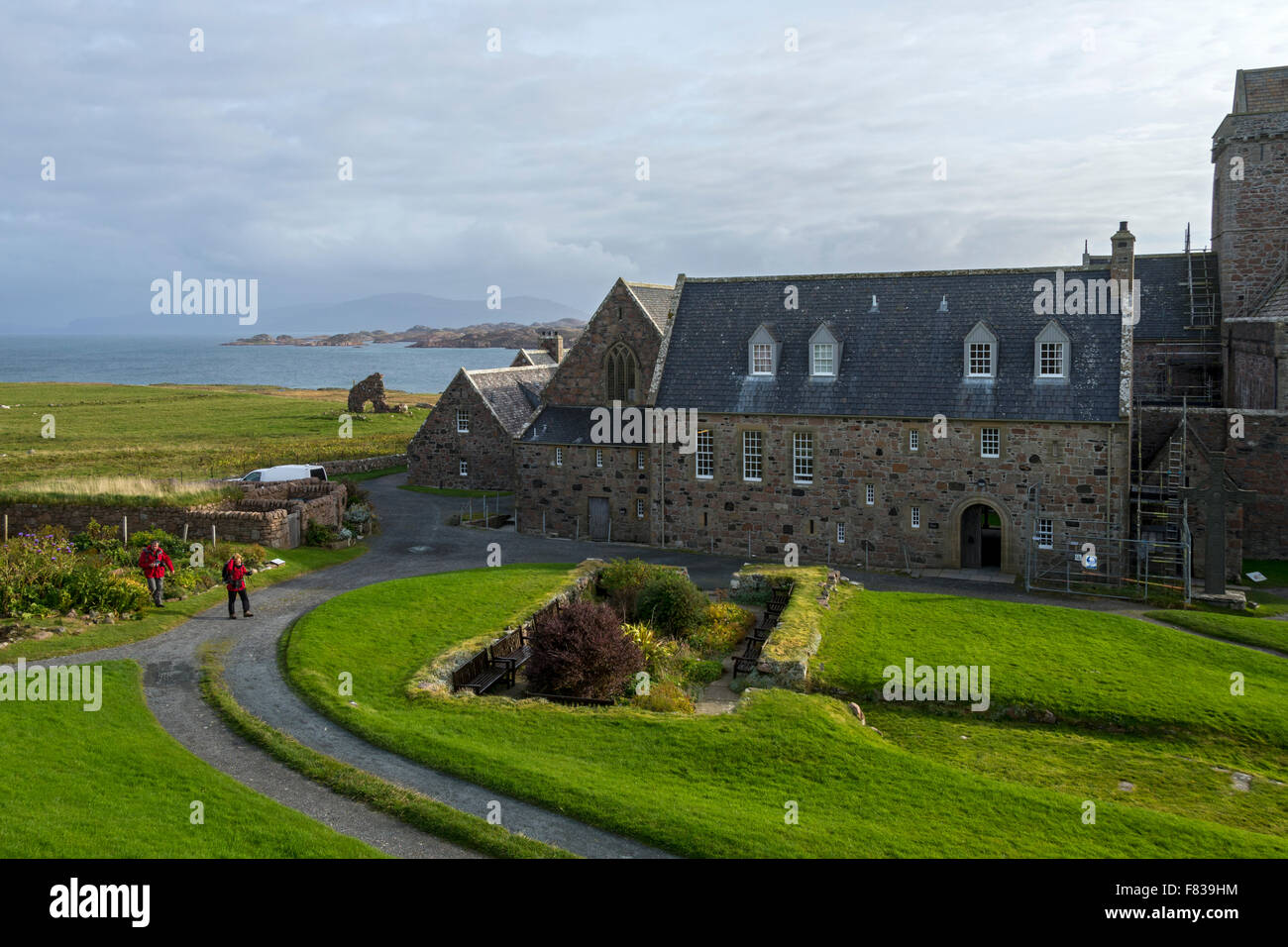 The Abbey, Isle of Iona, Inner Hebrides, Scotland, UK Stock Photo