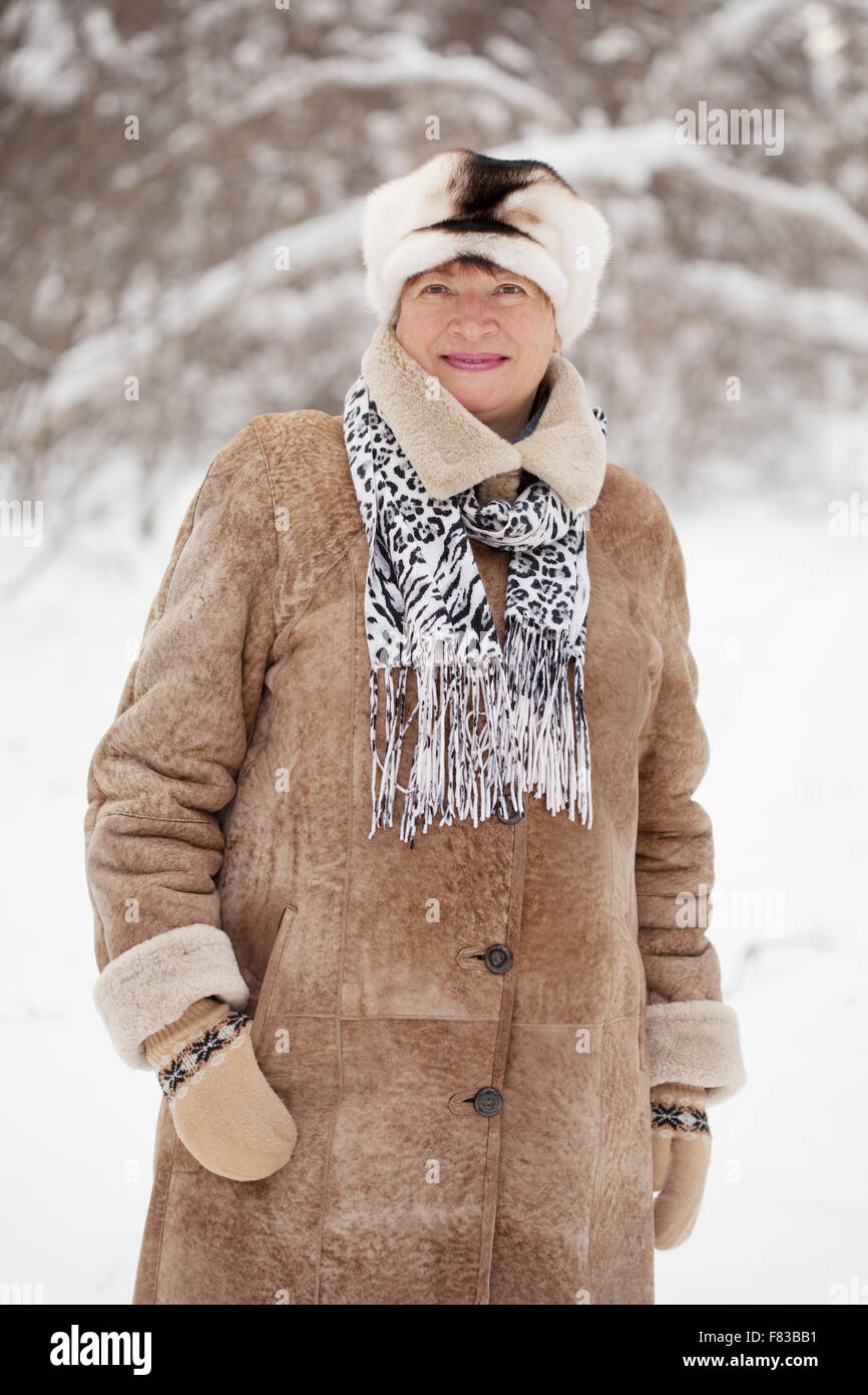 Russian woman portrait 50 years hi-res stock photography and images - Alamy