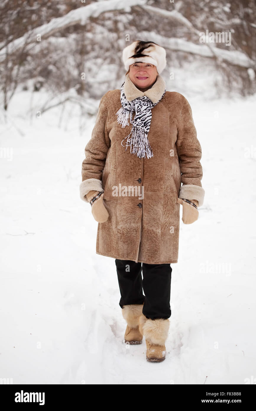 Russian woman portrait 50 years hi-res stock photography and images - Alamy