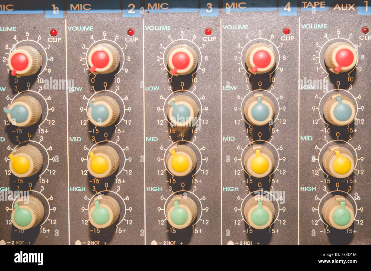 Texture of sound mixer. Techno design Stock Photo - Alamy