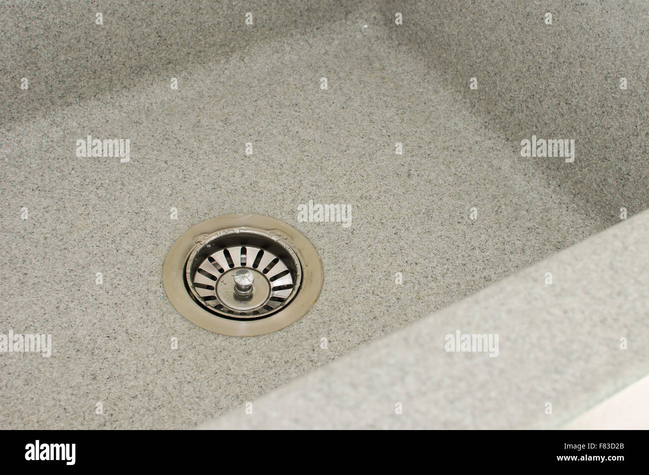 Close up of sink in a kitchen Stock Photo - Alamy
