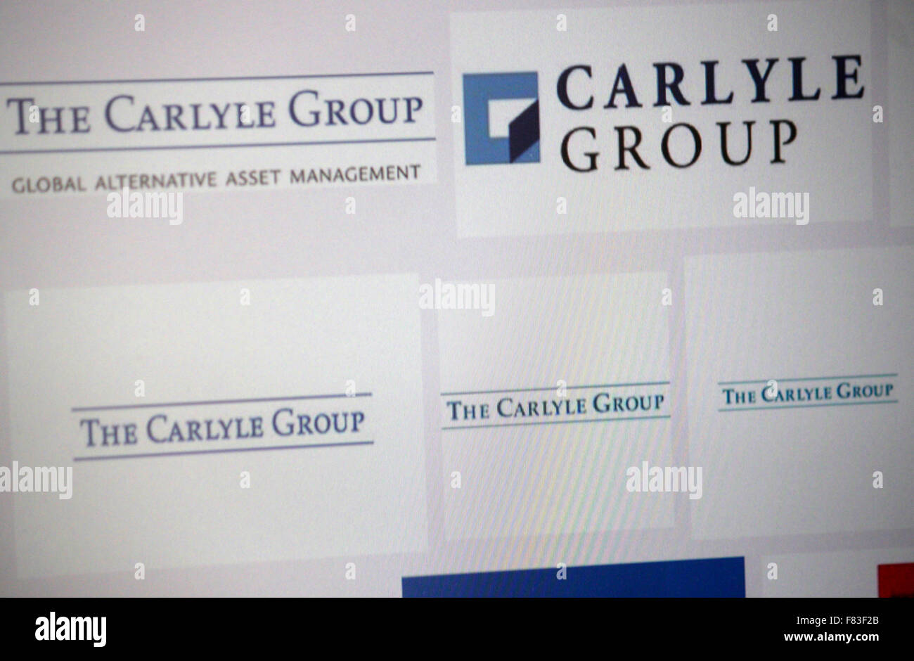 Markenname: 'Carlyle Group' , Berlin. Stock Photo