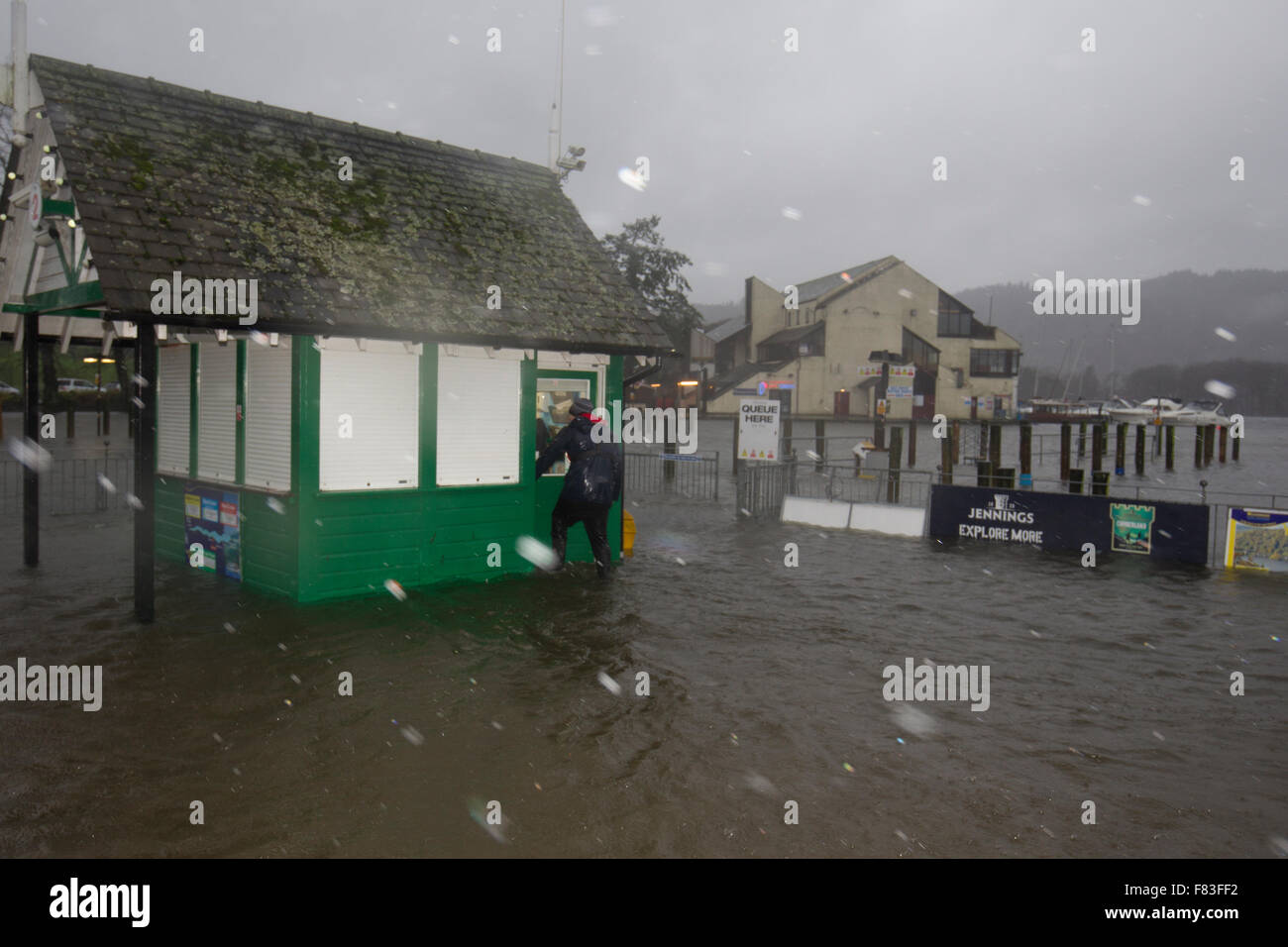 Cumbria 5th December 2015 UK Weather The Met Office issues its highest