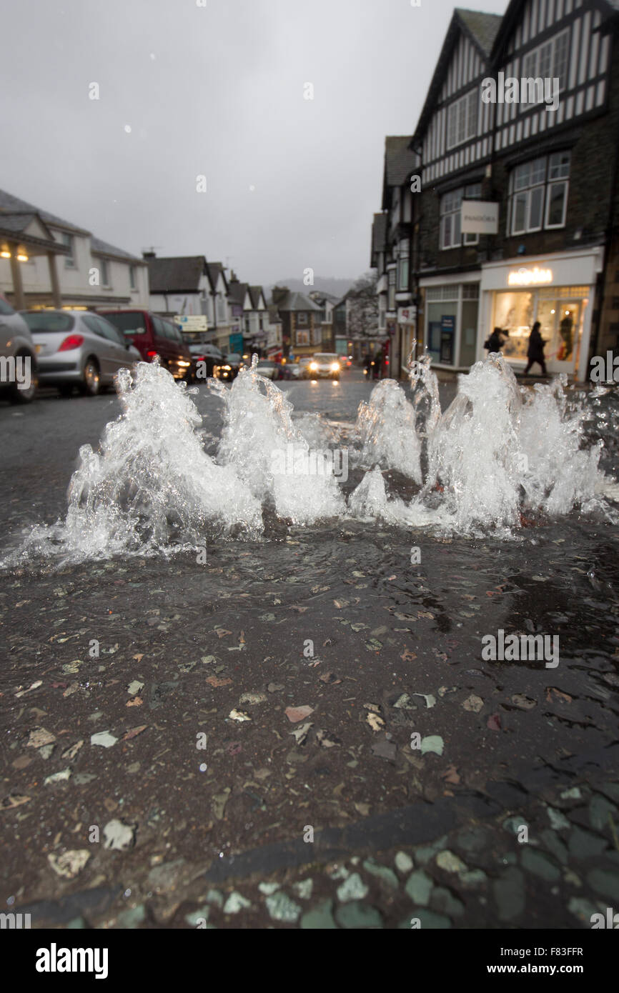 Cumbria 5th December 2015 UK Weather The Met Office issues its highest