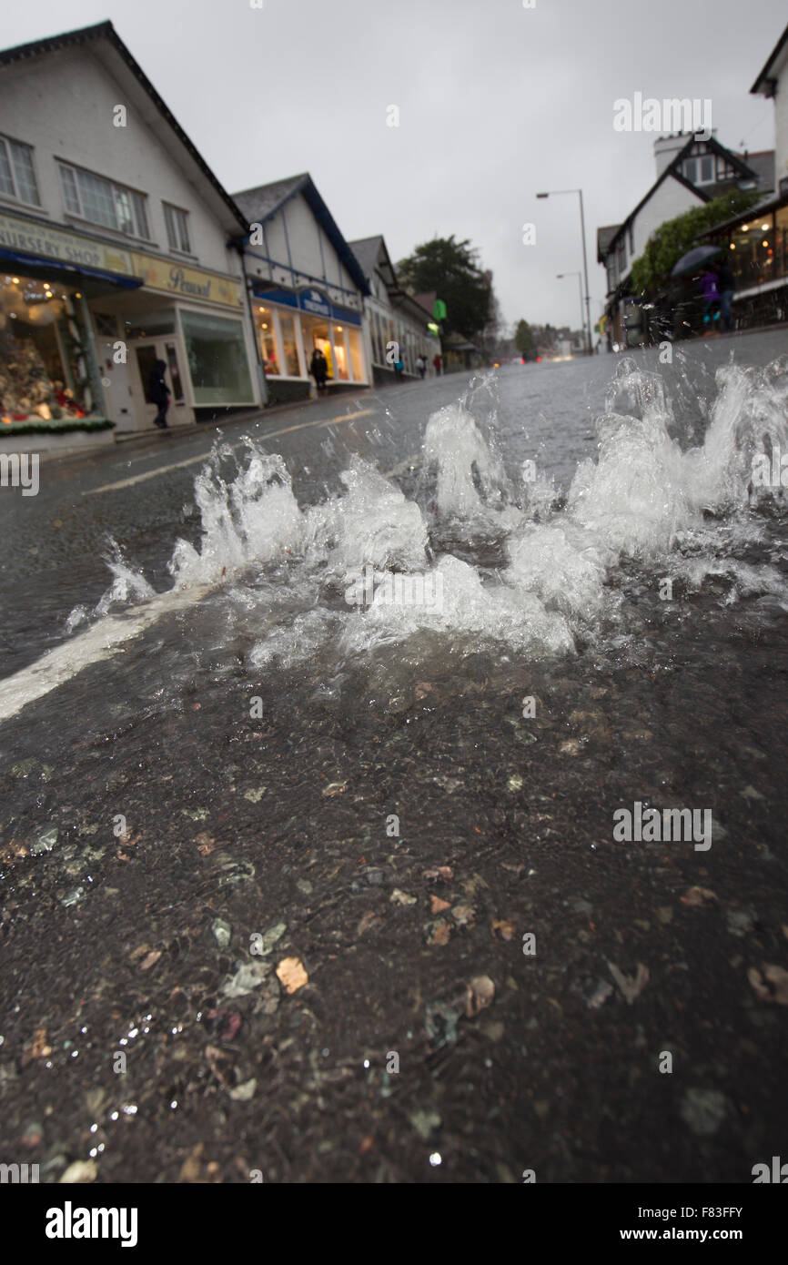 Cumbria 5th December 2015 UK Weather The Met Office issues its highest