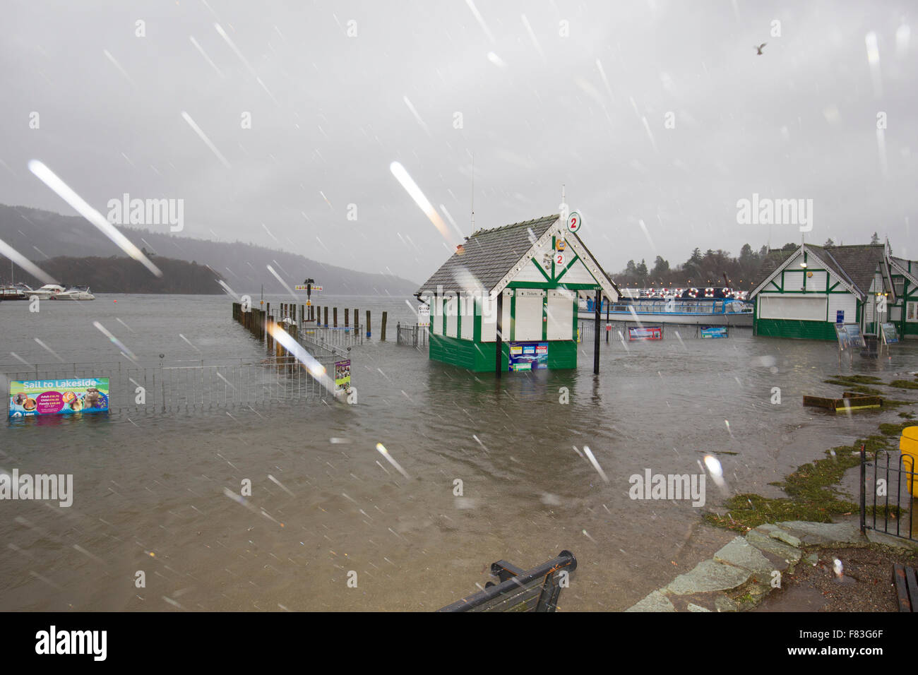 Cumbria 5th December 2015 UK Weather The Met Office issues its highest