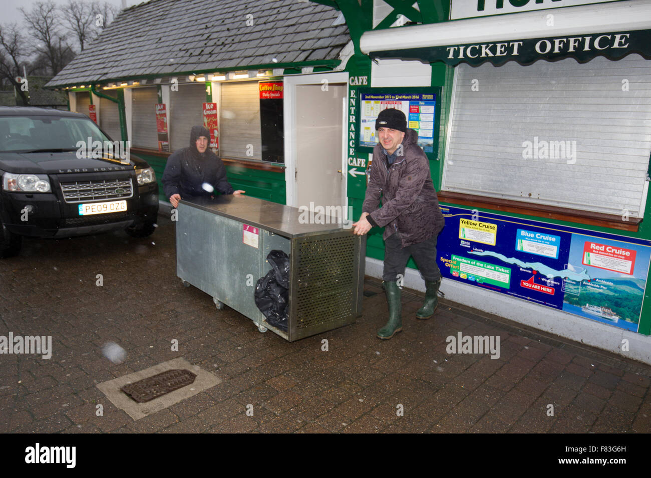 Cumbria 5th December 2015 UK Weather The Met Office issues its highest
