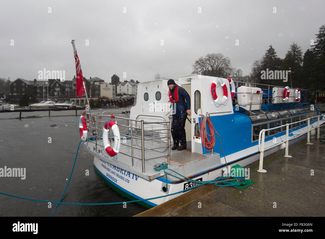 Cumbria 5th December 2015 UK Weather The Met Office issues its highest
