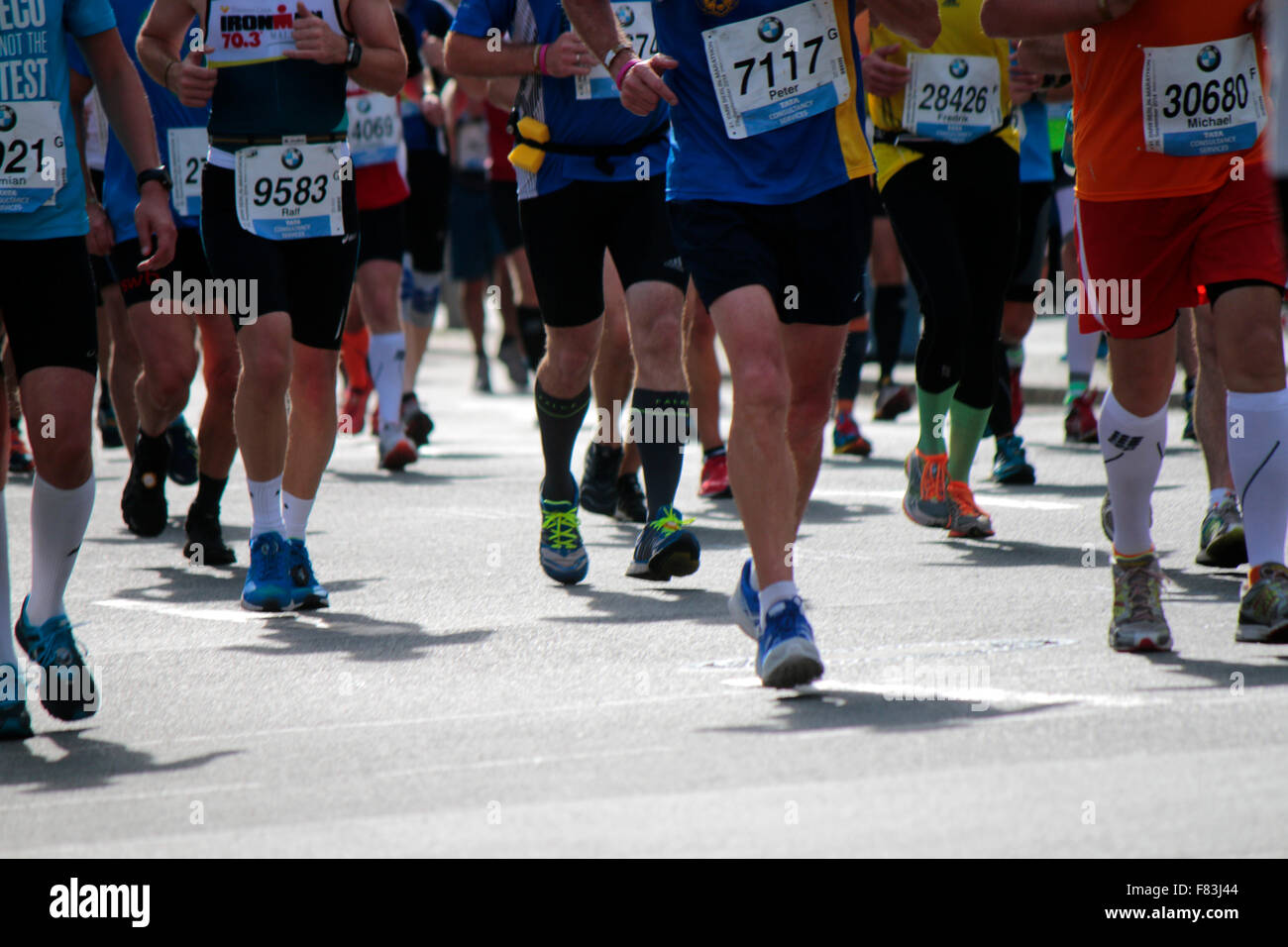 Impressionen - Berlin Marathon, 28. September 2014, Berlin-Mitte. Stock Photo