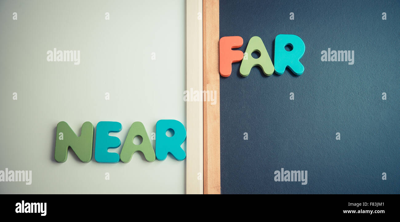 Near And Far Concept High Resolution Stock Photography And Images Alamy