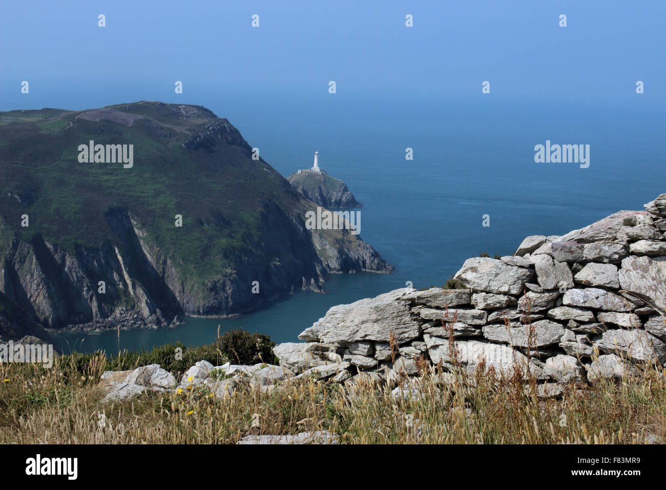 South Stack Lighthouse Anglesey North Wales Stock Photo Alamy