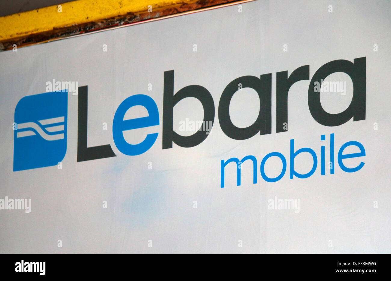 Markennamen: 'Lebara Mobile', Berlin. Stock Photo