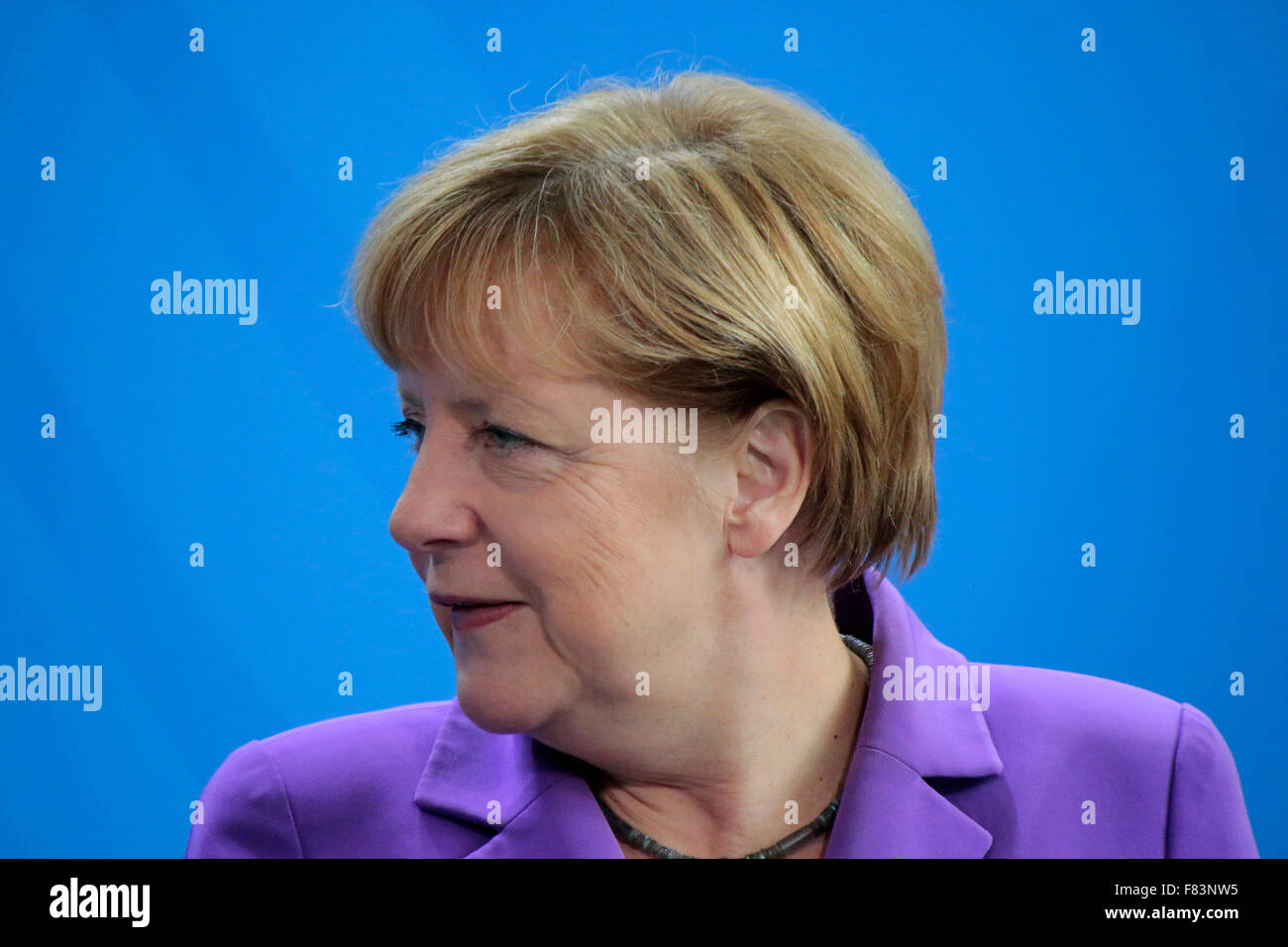 BKin Angela Merkel - Treffen der dt. Bundeskanzlerin mit der polnischen Ministerpraesidentin, Bundeskanzleramt, 9. Oktober 2014, Stock Photo