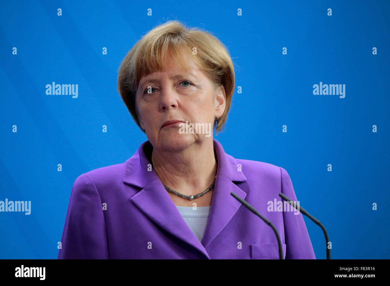 BKin Angela Merkel - Treffen der dt. Bundeskanzlerin mit der polnischen Ministerpraesidentin, Bundeskanzleramt, 9. Oktober 2014, Stock Photo