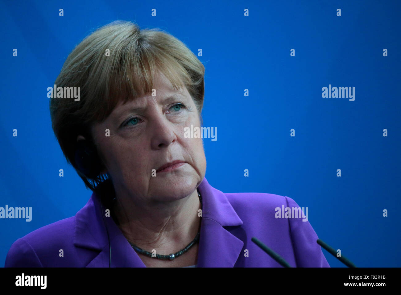 BKin Angela Merkel - Treffen der dt. Bundeskanzlerin mit der polnischen Ministerpraesidentin, Bundeskanzleramt, 9. Oktober 2014, Stock Photo