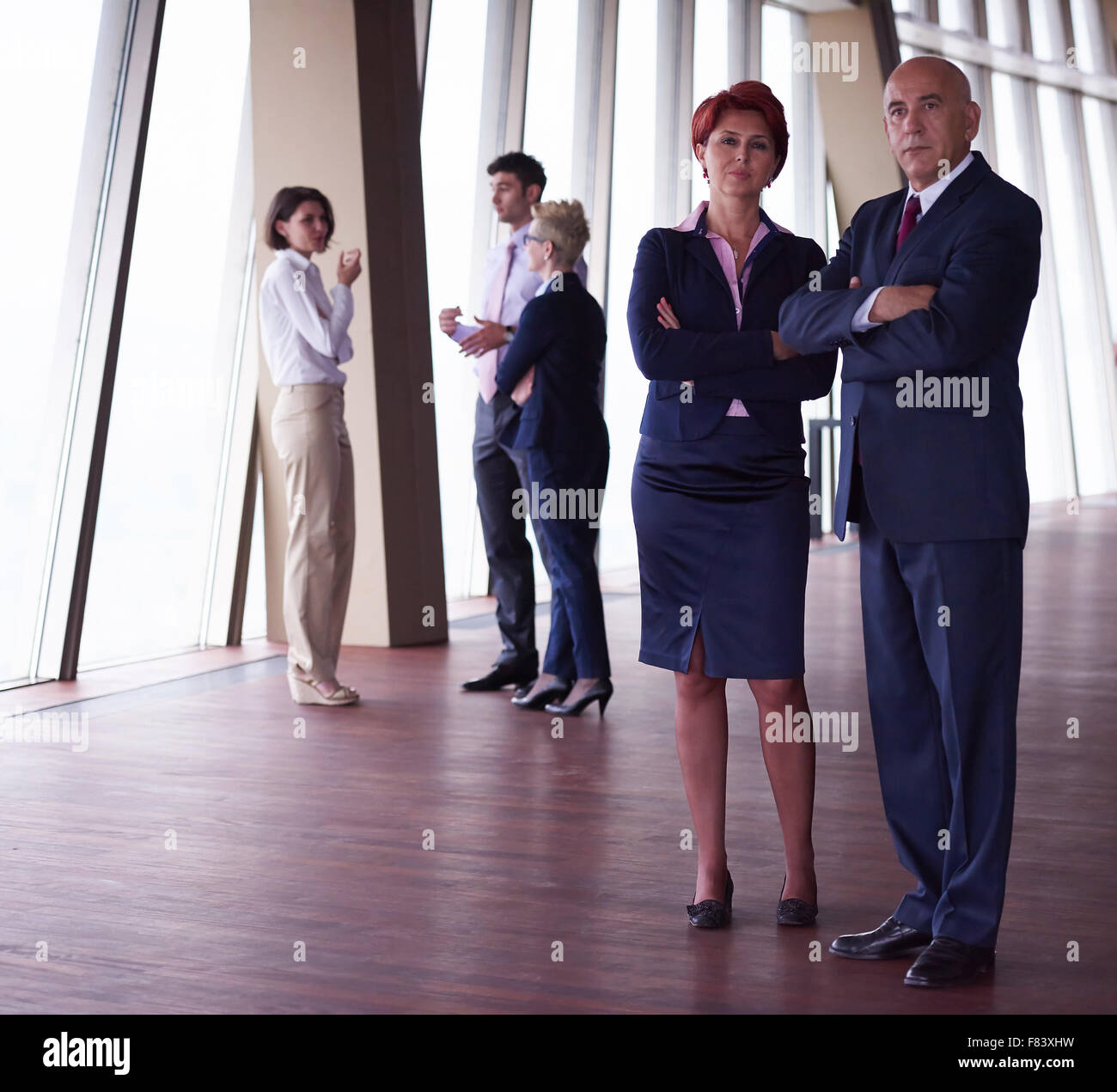 diverse business people group standing together as team in modern ...