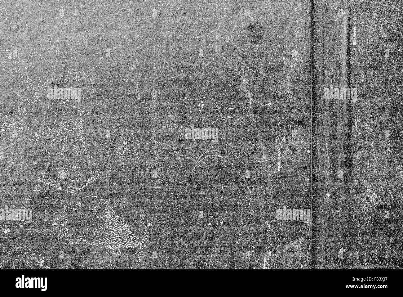 Print marks on monochromatic digital printed texture of poster paper, inkjet printing technology background. Stock Photo